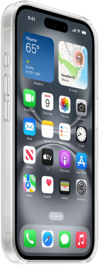 Чохол Apple Clear Case with MagSafe для Apple iPhone 16 Plus (Clear)