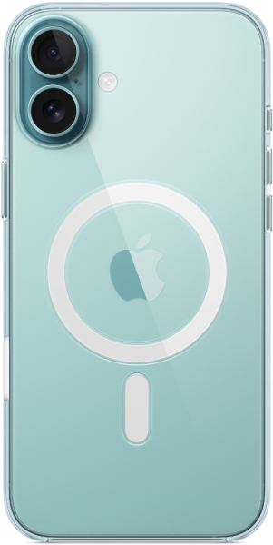 Чехол Apple Clear Case with MagSafe для Apple iPhone 16 Plus (Clear)
