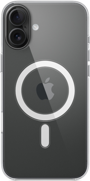 Чехол Apple Clear Case with MagSafe для Apple iPhone 16 Plus (Clear)