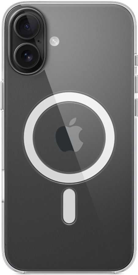 Чохол Apple Clear Case with MagSafe для Apple iPhone 16 Plus (Clear)
