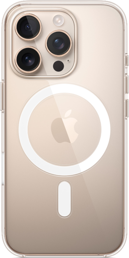 Чехол Apple Clear Case with MagSafe для Apple iPhone 16 Pro (Clear)