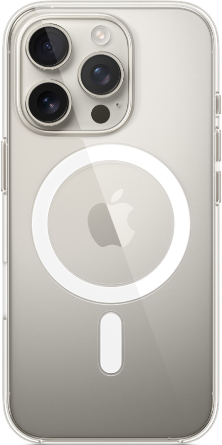 Чехол Apple Clear Case with MagSafe для Apple iPhone 16 Pro (Clear)