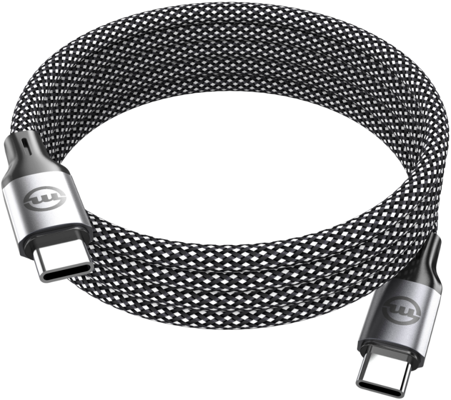 Кабель Mobile Origin Magnetic Cable USB-C - USB-C (Gray) 1m