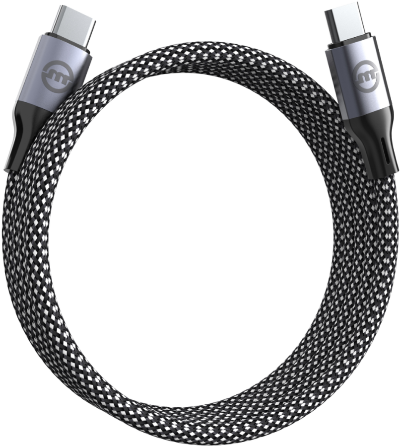 Кабель Mobile Origin Magnetic Cable USB-C - USB-C (Gray) 1m