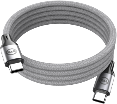 Кабель Mobile Origin Magnetic Cable USB-C - USB-C (Silver) 1m