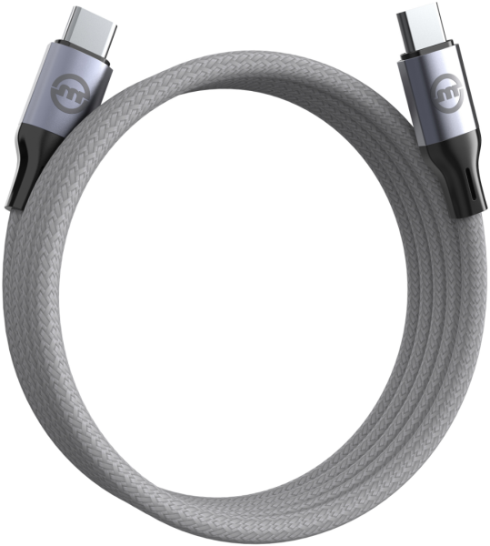 Кабель Mobile Origin Magnetic Cable USB-C - USB-C (Silver) 1m