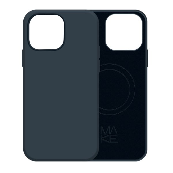 Чохол MAKE Apple iPhone 14 Premium Silicone MagPro Midnight