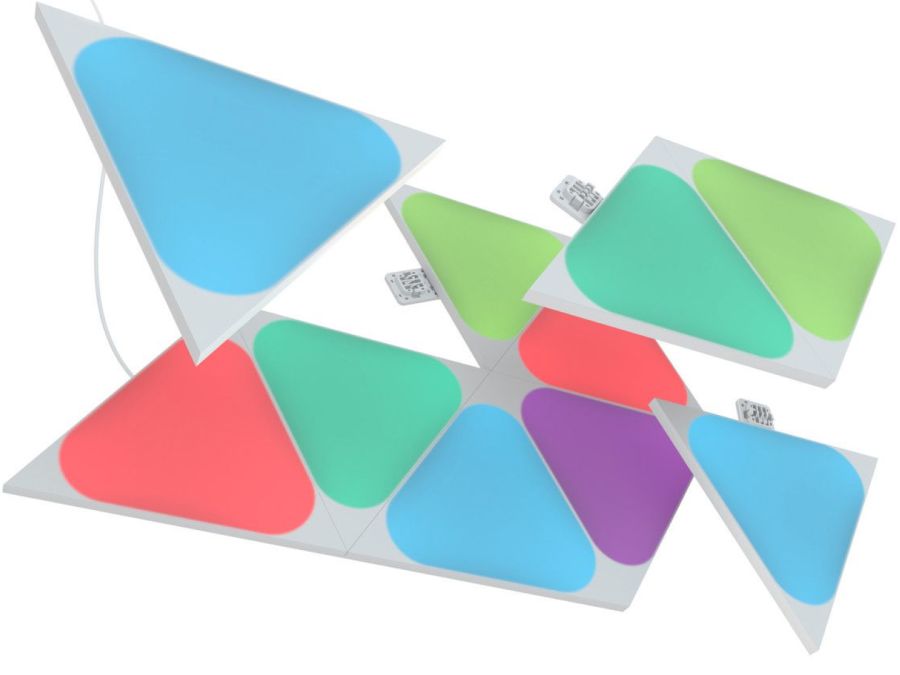 Розумна система освітлення Nanoleaf Shapes - Mini Triangles Starter Kit - 15 шт. (White)
