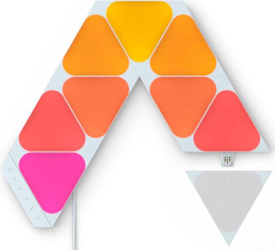 Розумна система освітлення Nanoleaf Shapes - Mini Triangles Starter Kit  - 9 шт. (White)