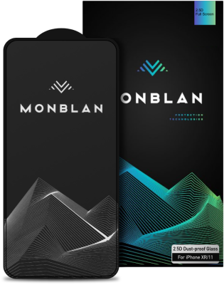 Защитное стекло Monblan для Apple iPhone XR/11 (Black)