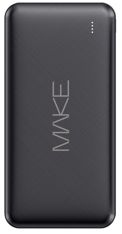 Power Bank MAKE Мобільна батарея 20000 mAh 10W 2A+2A Black