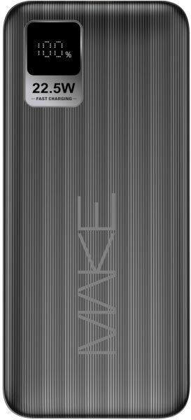 Power Bank MAKE Мобільна батарея 30000 mAh 22.5W PD+QC Black