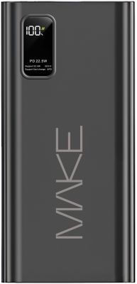 Power Bank MAKE Мобільна батарея 50000 mAh 22.5W PD+QC Black