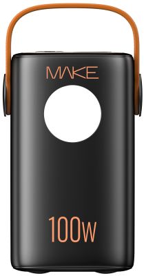 Power Bank MAKE Мобільна батарея 60000 mAh 100W PD+QC Black