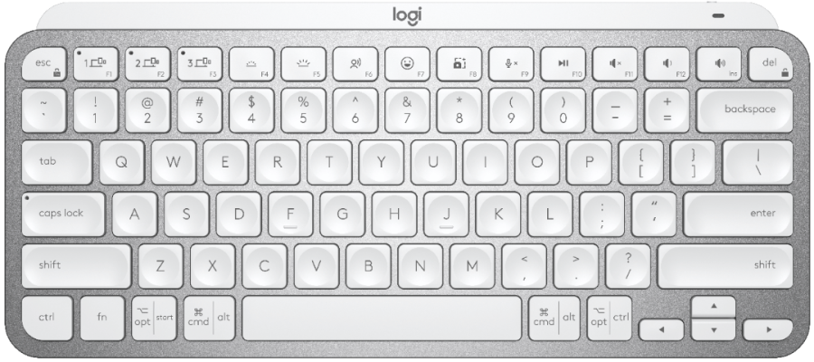 Клавіатура Logitech MX Keys Mini Multi-Device UA (Pale Grey)