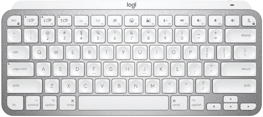 Клавіатура Logitech MX Keys Mini for Mac Multi-Device UA (Pale Grey)