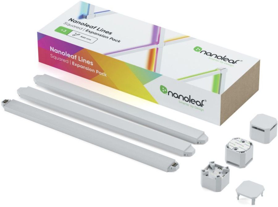 Додаткові панелі Nanoleaf Lines - 60 Degrees Expansion Pack - 3 шт.