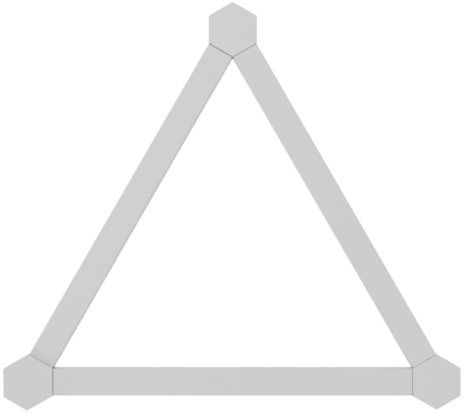 Додаткові панелі Nanoleaf Lines - 60 Degrees Expansion Pack - 3 шт.