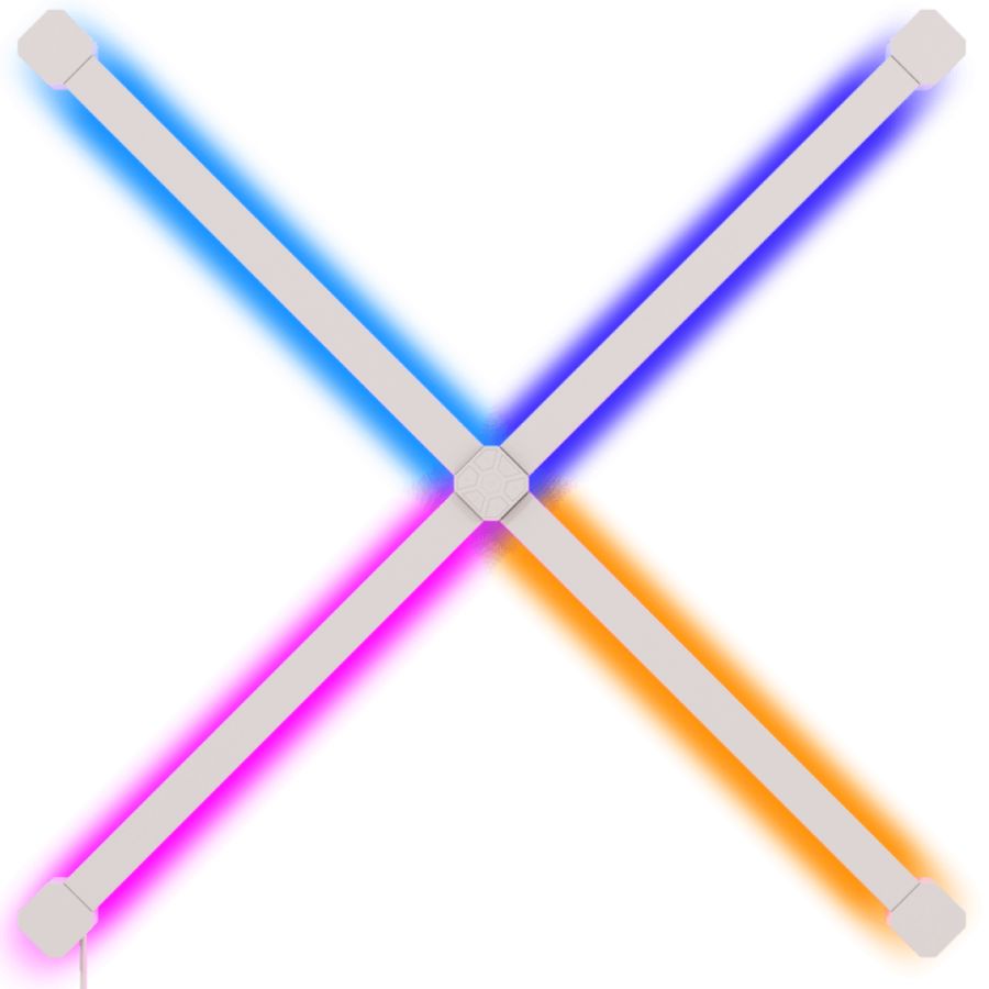 Розумна система освітлення Nanoleaf Lines - 90 Degrees Starter Kit - 4 шт.