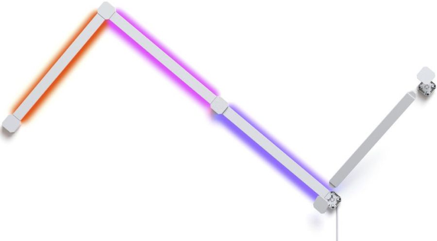 Розумна система освітлення Nanoleaf Lines - 90 Degrees Starter Kit - 4 шт.