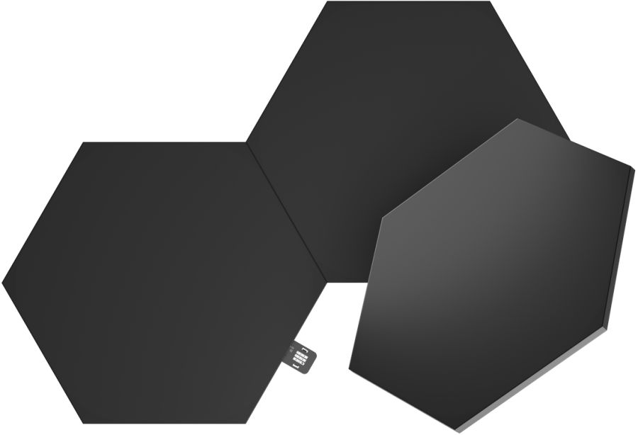 Додаткові панелі Nanoleaf Shapes - Hexagons Expansion Pack - 3 шт. (Black)