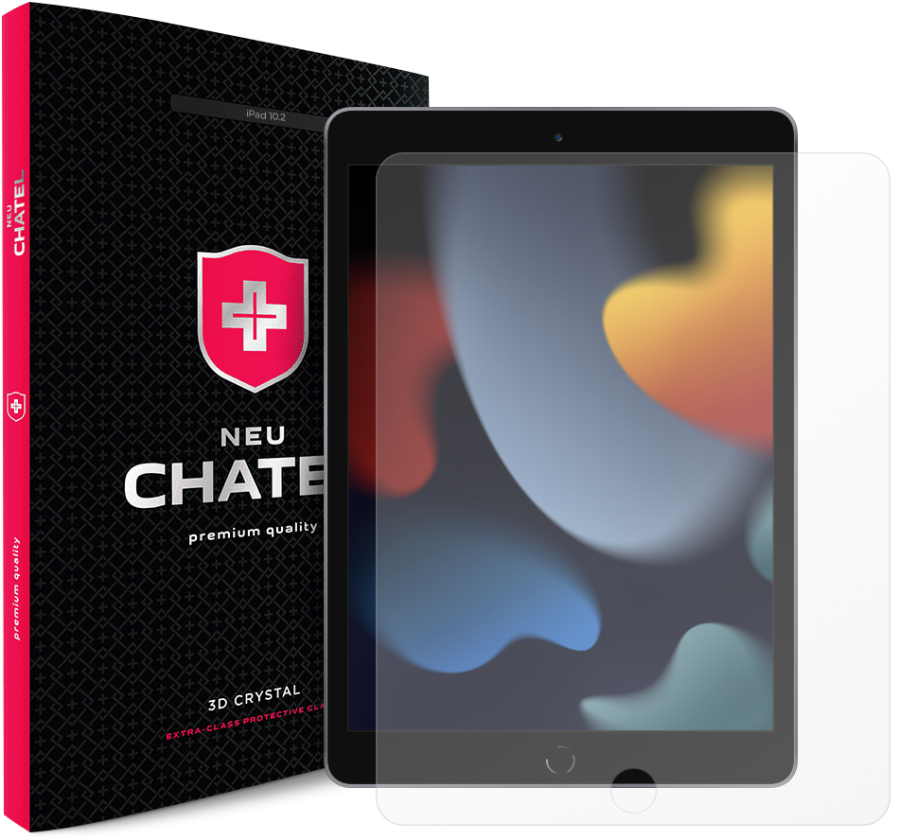 Защитное стекло NEU Chatel для Apple iPad 10.2 (Clear)