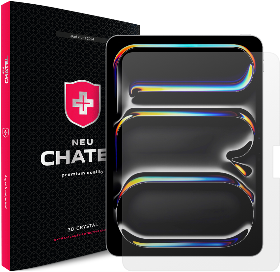 Защитное стекло NEU Chatel для Apple iPad Pro 11 2024 (Clear)