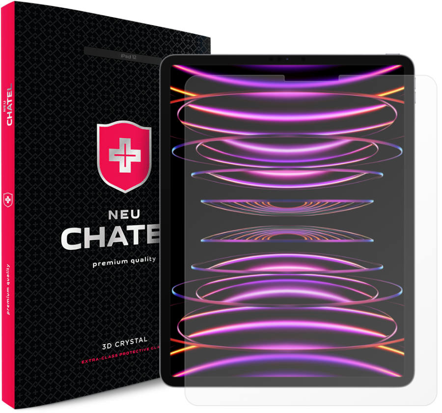 Захисне скло NEU Chatel для Apple iPad Pro 12.9 (Clear)