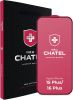 Защитное стекло NEU Chatel для Apple iPhone 15 Plus/16 Plus (Black)