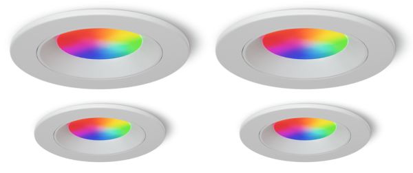 Умный потолочный светильник Nanoleaf Downlight with Matter 6W - 4 шт.