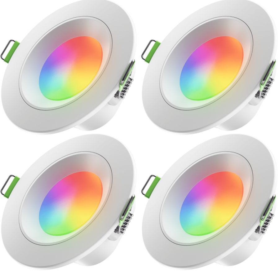 Розумний стельовий світильник Nanoleaf Downlight with Matter 6W - 4 шт.