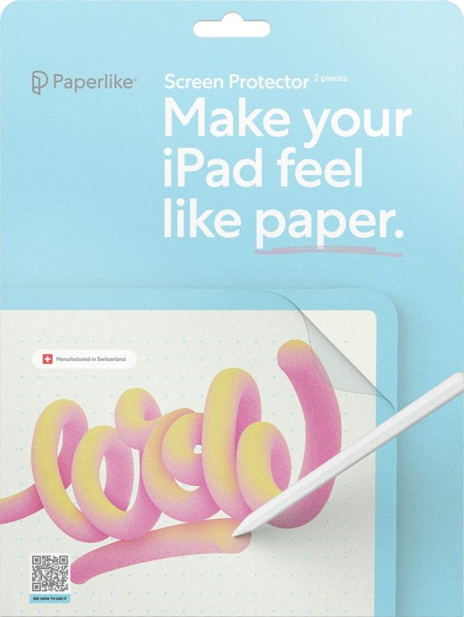 Защитная пленка Paperlike 2.1 для Apple iPad 10.9" (2022-2024) & iPad 11" (2025) 2 шт.