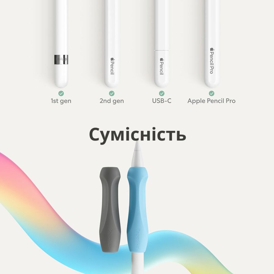 Paperlike Pencil Grip V2 (Blue/Charcoal Grey)