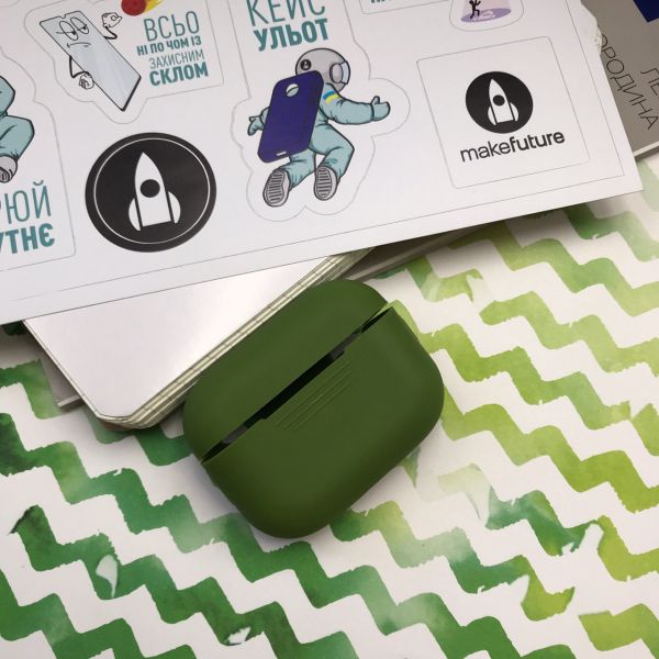 Чохол для навушників MAKE Apple AirPods Pro Silicone Green