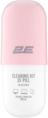 Набор 2E Pill Cleaning Kit (Pink) для очистки экранов, электроники и стекла