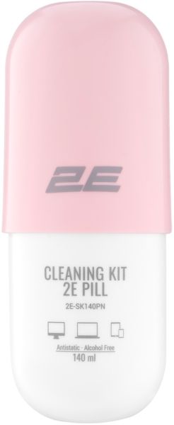 Набір 2E Pill Cleaning Kit (Pink) для очищення екранів, електроніки і скла
