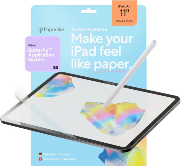 Защитная пленка Paperlike 3.0 для Apple iPad Air 11" 2024 & 2025 (2 шт.)