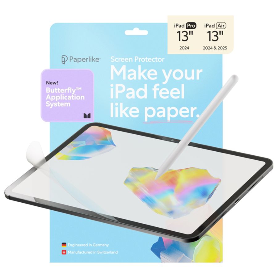 Защитная пленка Paperlike 3.0 для Apple iPad Pro 13" & Air 13" 2024-2025 (2 шт.)
