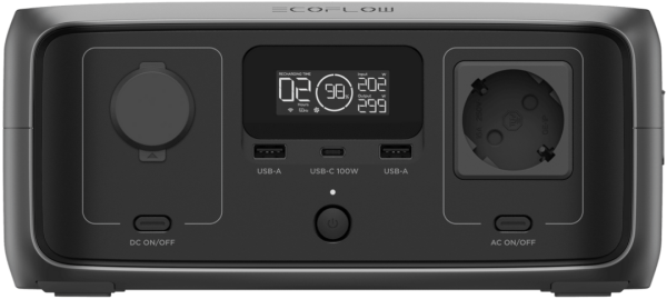 Портативная зарядная станция EcoFlow River 3 UPS 245Wh (600W)