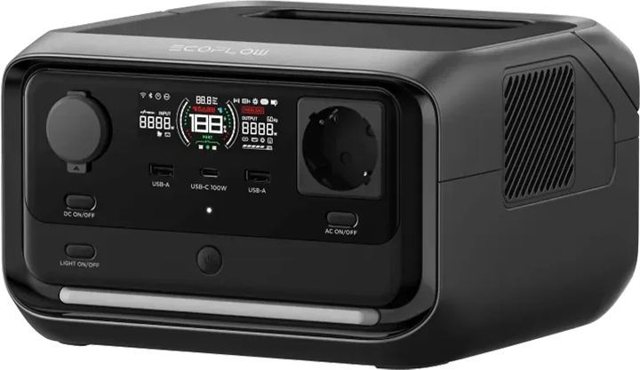 Портативная зарядная станция EcoFlow River 3 Plus 286Wh (1200W)