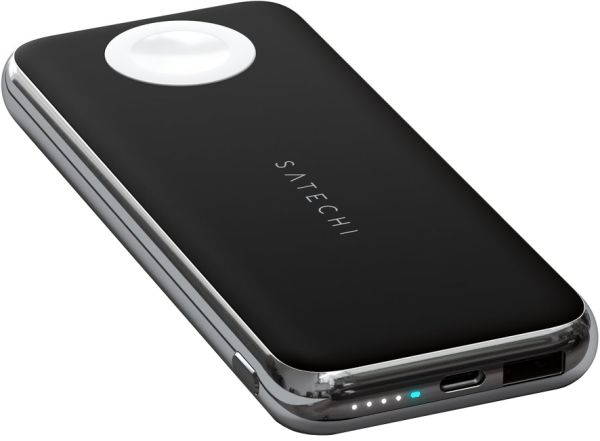 Повербанк Satechi Quatro Wireless Power Bank 10000mAh (Space Gray)