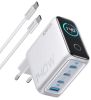 Мережевий адаптер Anker Laptop Charger (140W) з кабелем USB-C (Silver)