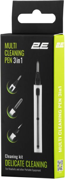 Набор 2E Multi Cleaning Kit 3in1 для чистки наушников (White/Grey)