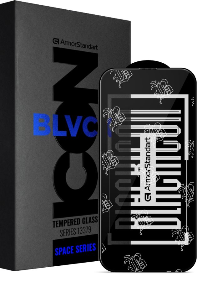 Захисне скло ArmorStandart Space Black Icon для Apple iPhone 15 Pro Max
