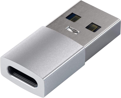 Переходник Satechi USB-A - USB-C Adapter (Silver)
