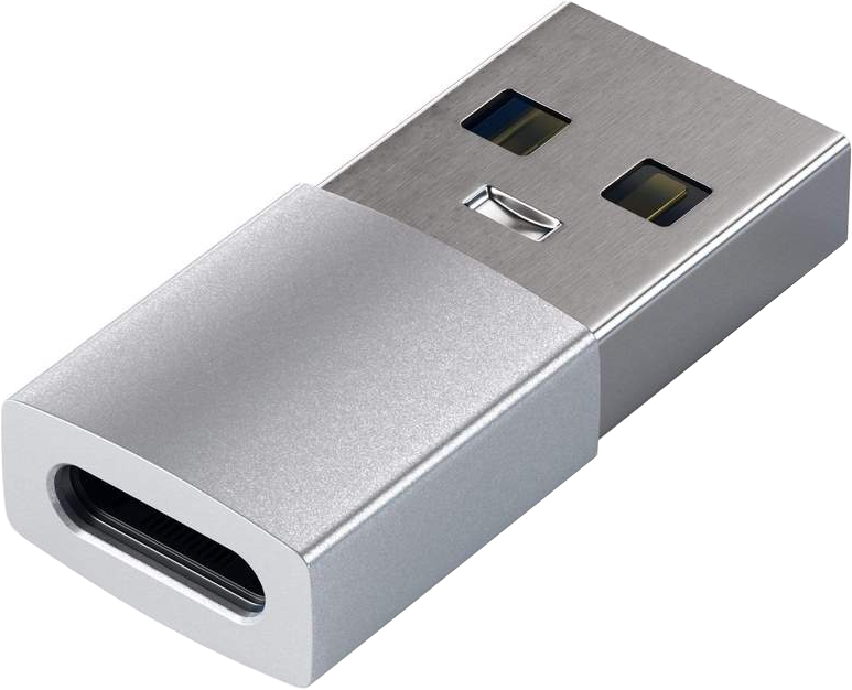 Перехідник Satechi USB-A - USB-C Adapter (Silver)
