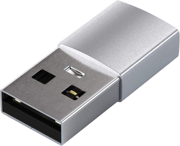 Переходник Satechi USB-A - USB-C Adapter (Silver)
