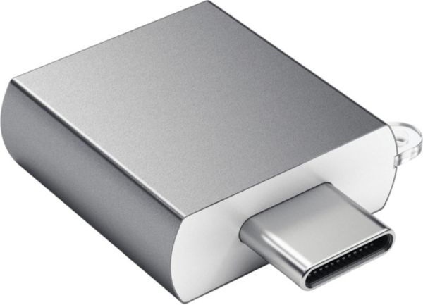 Переходник Satechi Aluminum USB-C - USB-A 3.0 Adapter (Space Gray)