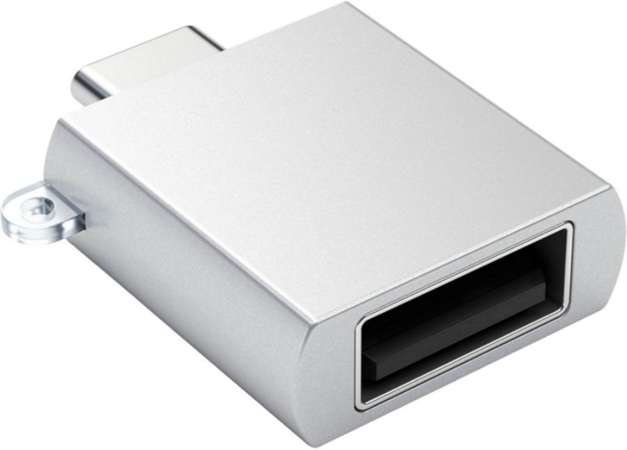 Переходник Satechi Aluminum USB-C - USB-A 3.0 Adapter (Silver)
