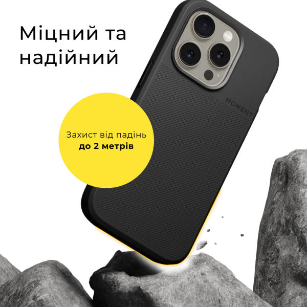 Чехол Moment Camera Case with MagSafe для Apple iPhone 15 Plus (Black)